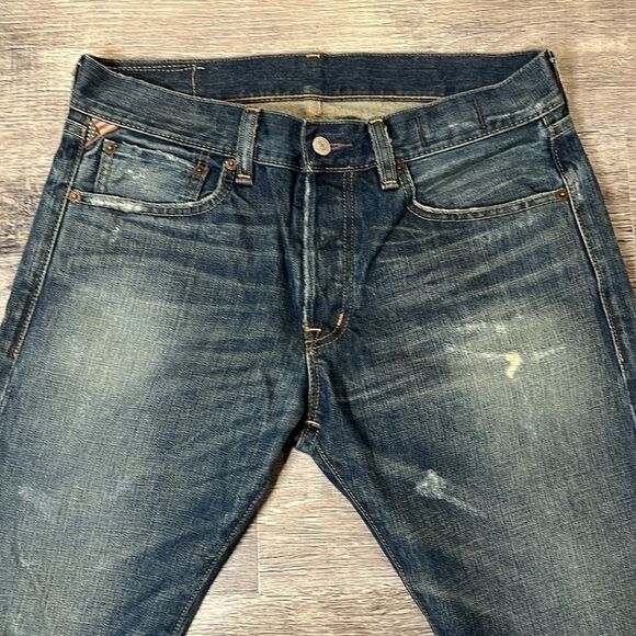 Ralph Lauren Denim & Supply RARE Men’s slim fit distressed jeans cotton - 31/34 - Picture 2 of 12